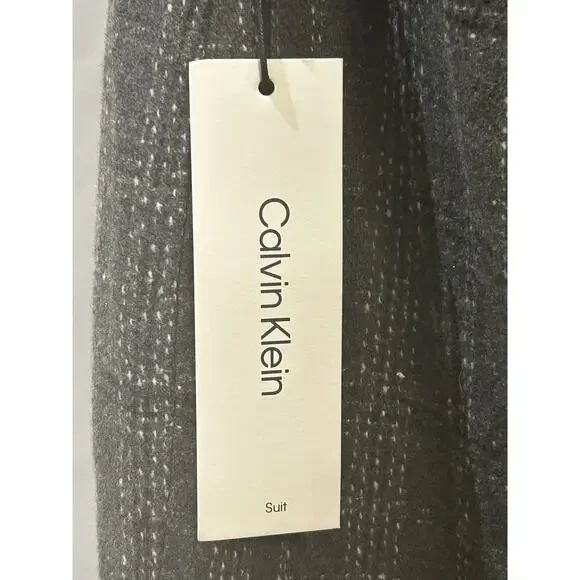 NWT Calvin Klein Gray Textured Pencil Skirt size 10 - Picture 4 of 5